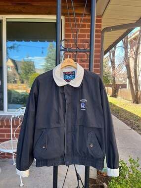 Vintage Turning Point Sanders Winner Colorblock Collar Full Zip Jacket